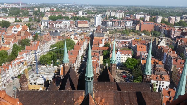 View from the top of the church