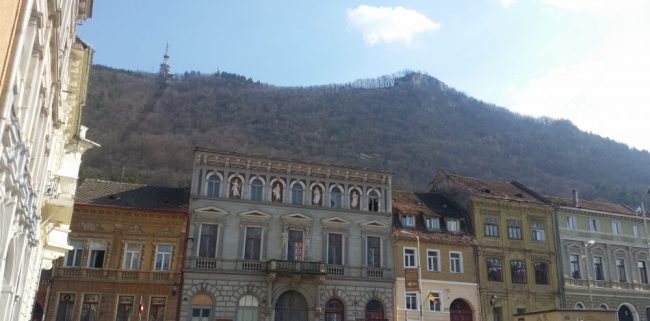 Hill overlooking Brasov
