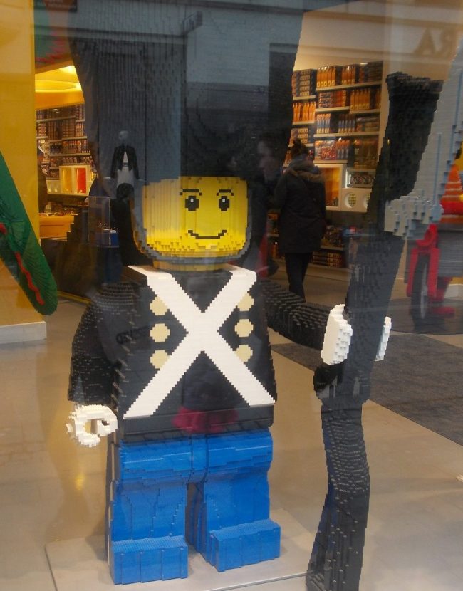 Soldier made of lego