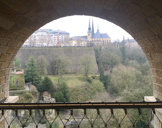 View over Petrusse Valley