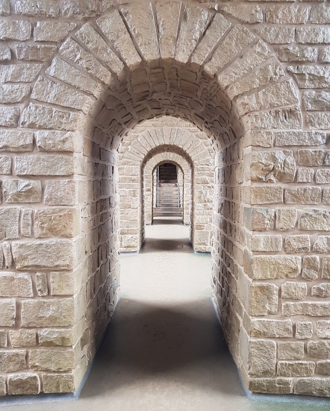 Doorways in the casemates