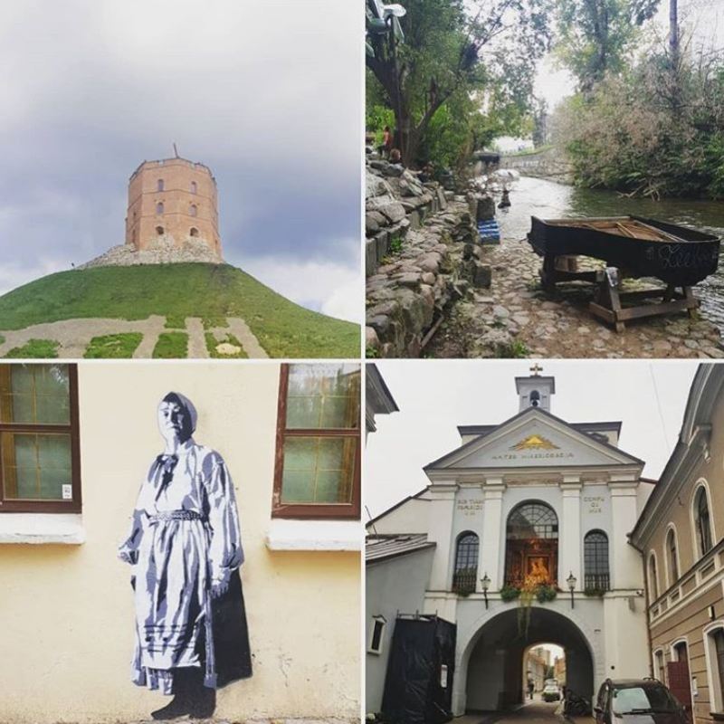 Composite of Vilnius images
