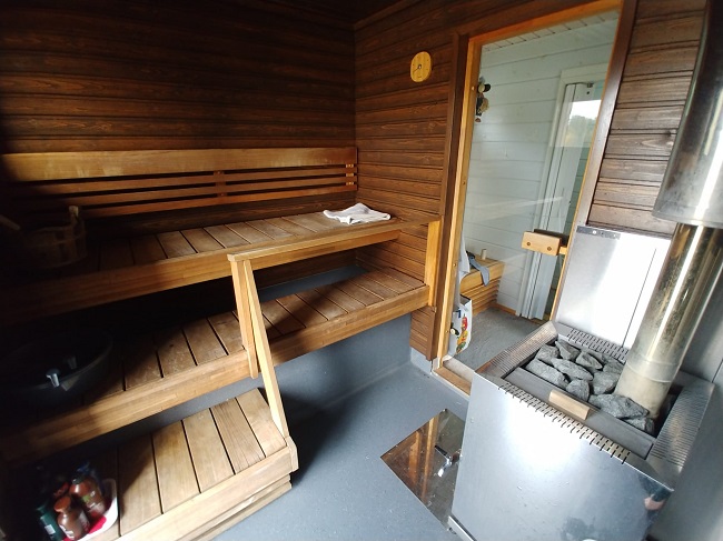 Sauna on the boat
