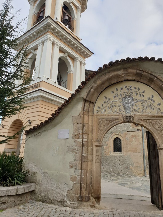 Church and courtyard