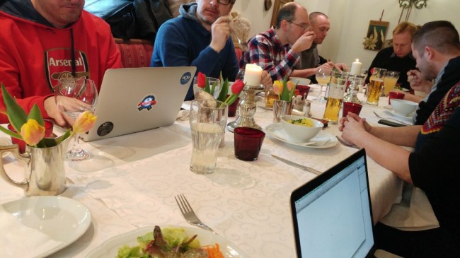 People at the restaurant 